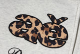 Wild Lettering Leopard Hoodie Zip-up 233197605