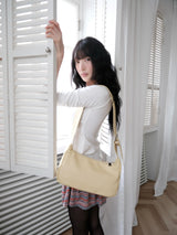 pastel leather bag