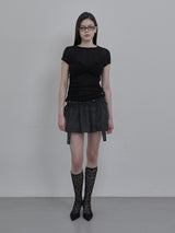 SHEER TWIST TOP