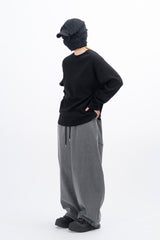 Ove ヘリンボーンサイドタックパンツ