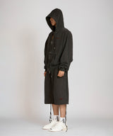 P. Basic cross bermuda Pants _ Dark gray 