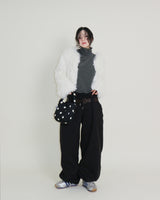 Angel Hairri Fur ボレロ ショートジャケット (Semi Cropped Jacket)