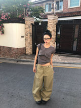 Taupe Wide Pants