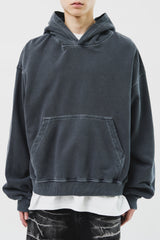 Det Washed Cropped Hoodie (4color)