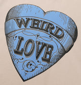 Heart graphic linger T-shirt (blue