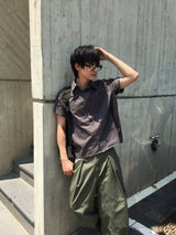 ユニセックスアメカジ カーゴバルーンパンツ4C