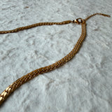 Vintage Marquise Cubic Zirconia Curb Chain