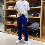 LMN METO Semi-Wide Line Sweat Pants (9 colors)