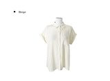 Mame One Pocket Roll-Up Short Sleeve Collar Over Shirt