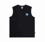 Breeze Pop Graphic Aerocool Sleeveless - BLACK