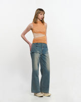 Layered Sleeveless _ ORANGE