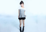 Eyelet 2 - Way Wrap Skirt - Gray
