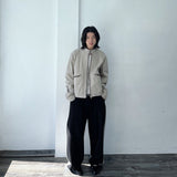Waffle Knit Double-Zip Button Detail Hooded Jacket