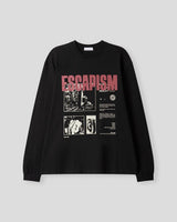 エスカングラフィックロングスリーブTシャツ