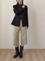 Twill Glass Round Jacket