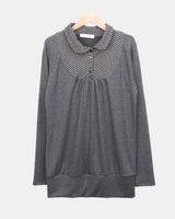 Baer Vintage Check Collar T-Shirt