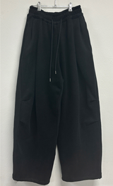 PARACHUTE TWO PINTUCK BALLOON LONG WIDE PANTS 🖤🩶💜🤎🩷5COLOR