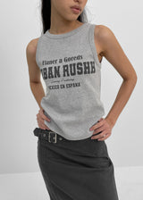 [MADE] Noria Lettering Sleeveless Top