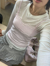 TENCEL ROUND SLEEVE TEE (4color)