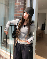 Rhapsody Ribbed Hoodie Knit