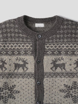 Cowichan round cardigan 3color