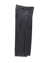 Beldin ピンタックワイドデニムパンツ S M L (2 Colors)