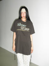 レトロレイヤードT_ DARK BROWN