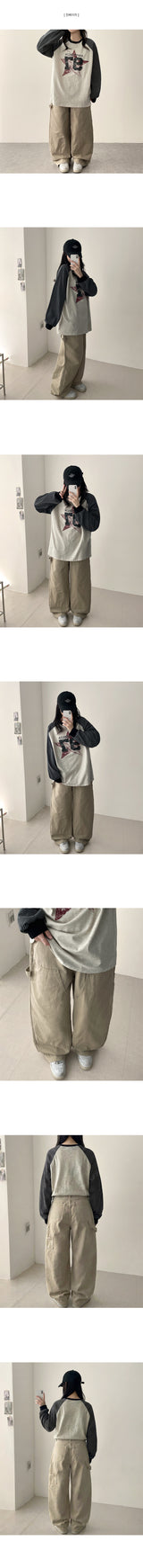 リコリベットポイントカーゴカーペンターコットンパンツ