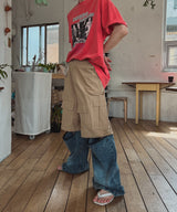 マッチツーウェイカーゴワイドパンツ (2 color)