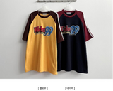 グランドカラーマッチングカラー ナグラントラックツーストリングストラップ オーバーフィットTシャツ