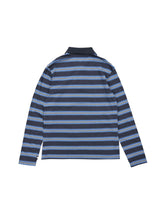 Stripe Rugby T-shirt (Charcoal)