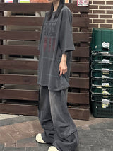 USAフラッグ ピグメント Tシャツ