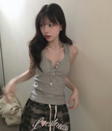 ゼンボタンベーシックグラムスリーブレストップ