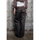 TWO-TONE FLOWER STRAIGHT JEAN