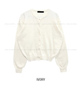 [U-BASIC] Loro Spring Round Cardigan