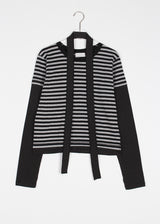 STRIPE DOT LAYER TEE