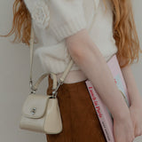 HEART LOCK MINI BAG (BUTTER)