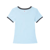 フューチャーフレンドスリムフィットTシャツ スカイブルー