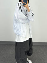 メッシュトラックフーデッドジャケット