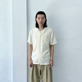 Subtle Texture Structured SS Shirt