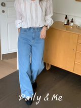 Summer cool wide denim(2color)