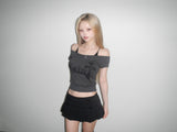 saint scoop neck top (5 color) 