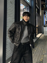 Cutting rider crop mustang jacket