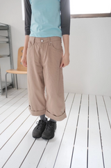 cotton ankle pants (2c)