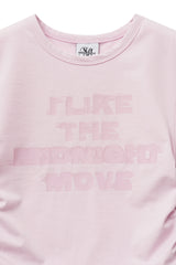 string t (pink)