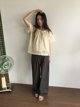 テッド ピンタック タブ パンツ (3color)