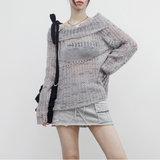 Lucia see-through knitwear