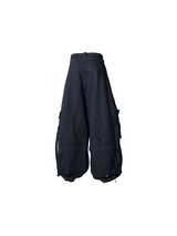 RELABEL Spatial Relations (Quartet) Eight-pocket Overlapping Detachable Distressed マルチカラーダブルジョイントワークウェアリボンパンツ