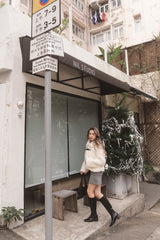 ファックルアップフラッフィージャケット ホワイト- 2colors