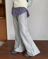 26SS★ [BAONHAUS] Kathleen Banding Semi-Bootcut Pants